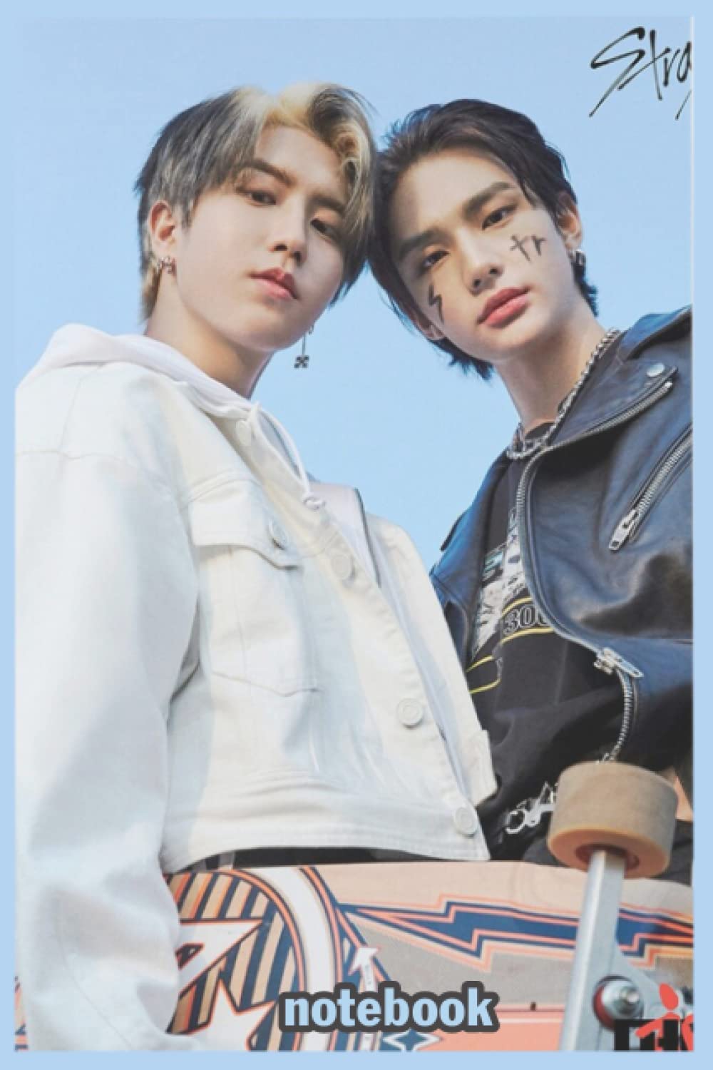 Hyunjin Han Stray Kids Go Live Notebook: Lined Journal, Wide-Ruled